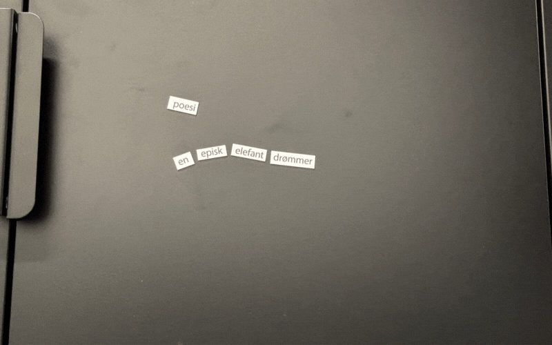 MagnetPoet XL Norwegian - Fridge poetry (+600 pcs.)