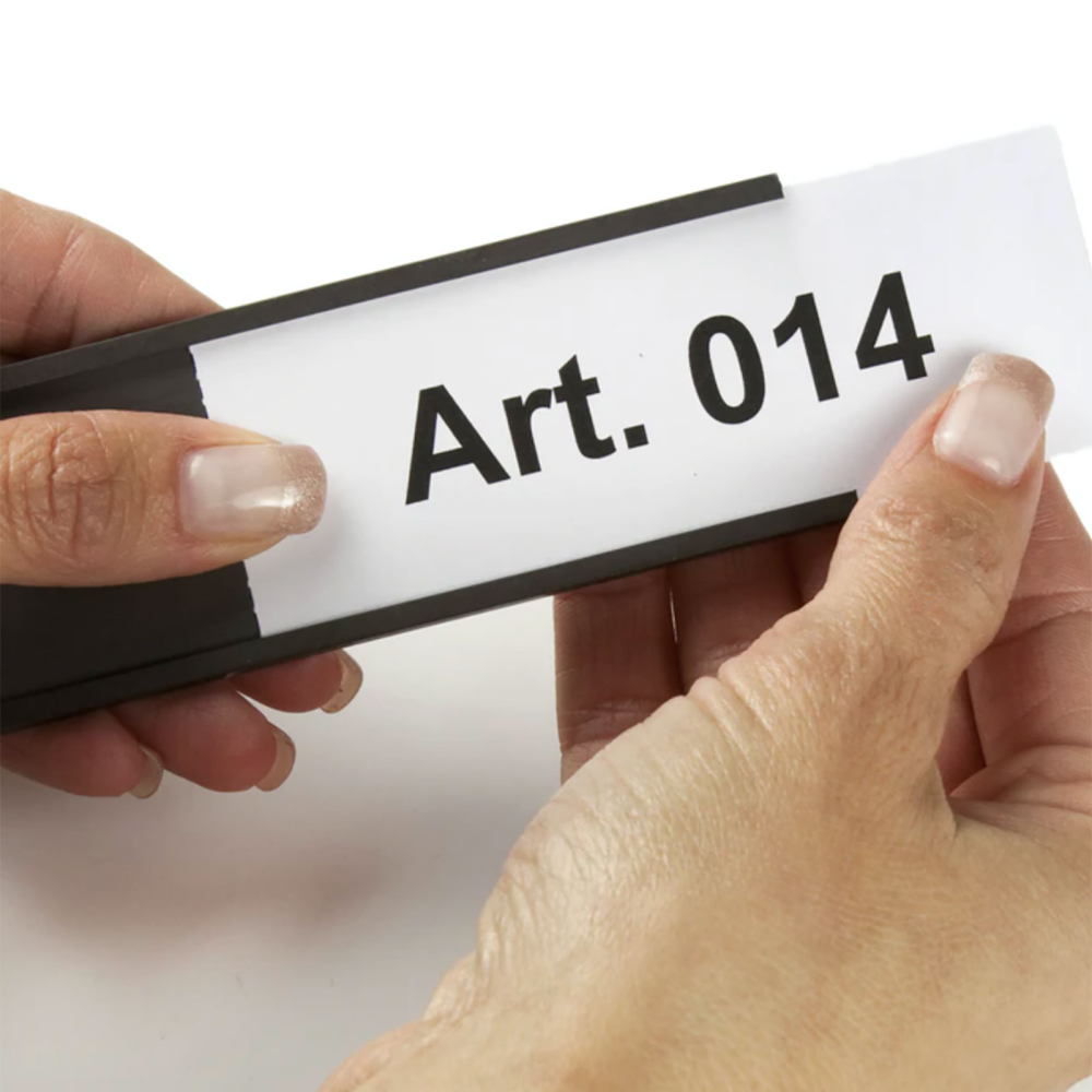 Inserts for c-profiles, 10 sheets (print yourself) size 100x40 mm.