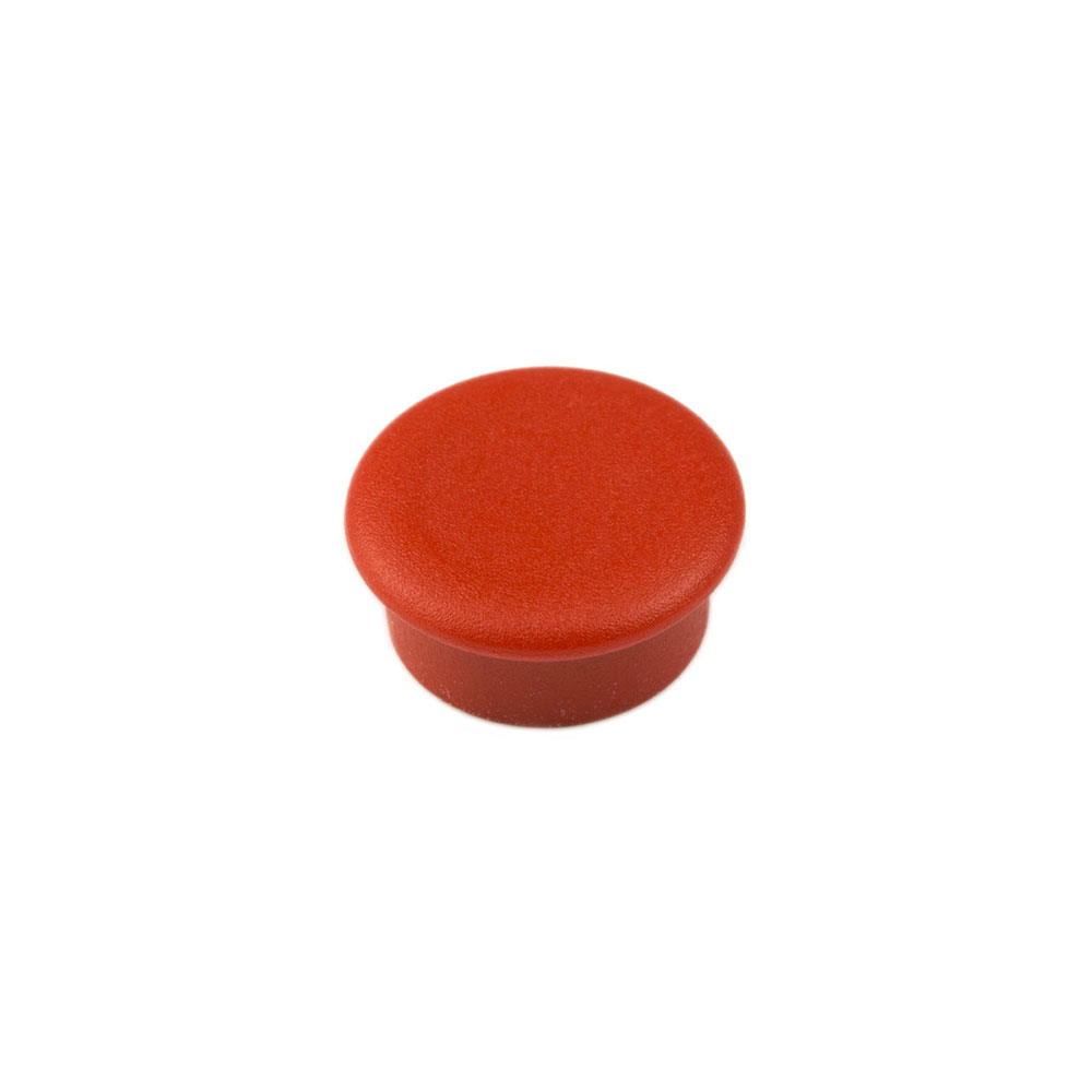 Strong office magnet, red round Mini