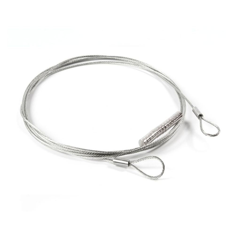 Steel wire DAN VARIO w. 15 magnets 6x3 mm.