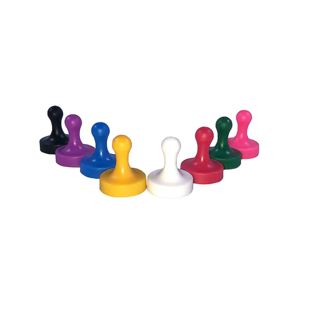 Ludo magnet Maxi, 8-pack in colours