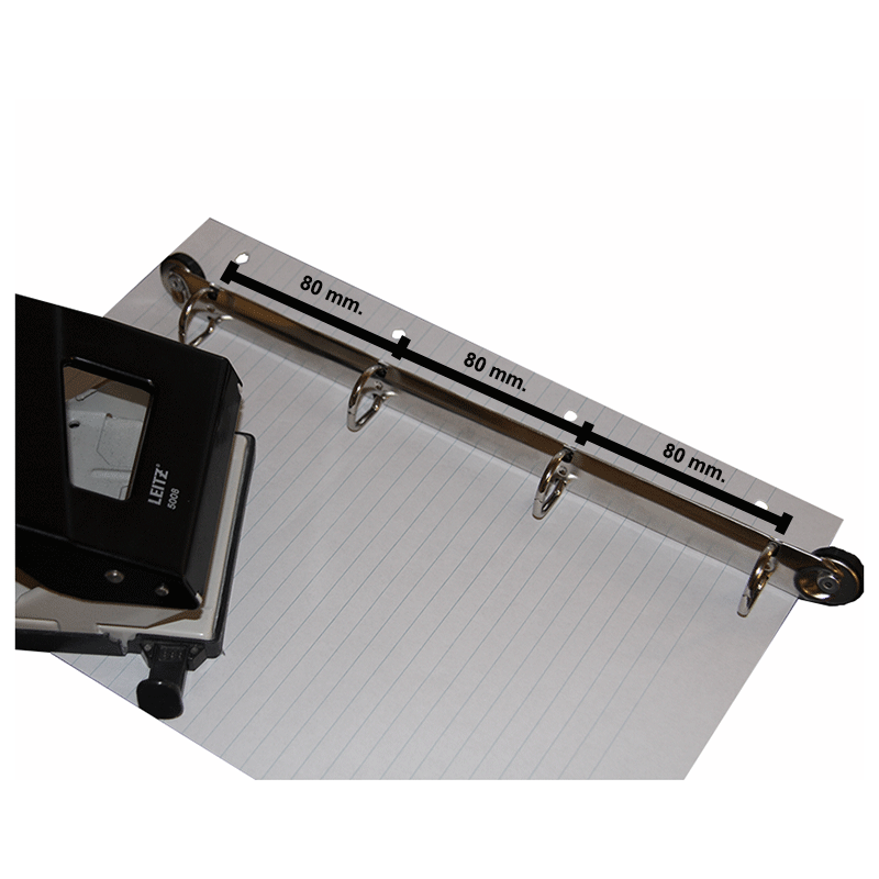 Ring binder mechanism 4 D-ring, Magnetic (for glass)