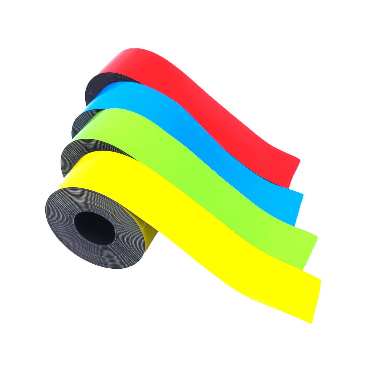 Magnetic foil w. writable surface, 30 mm (3 metres) - Red