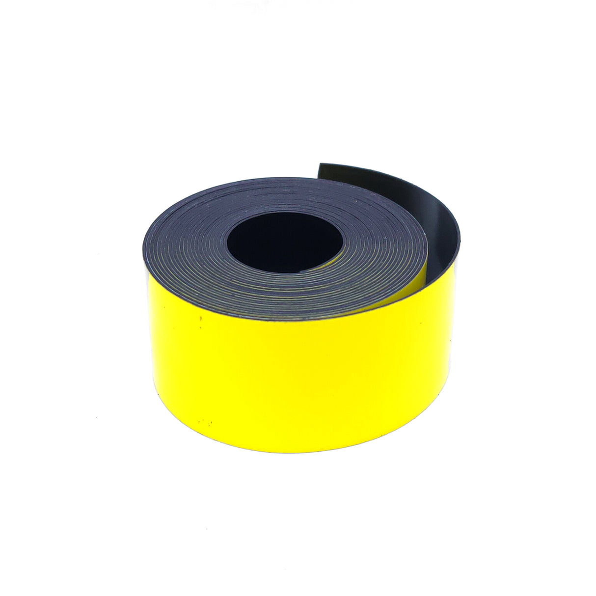 Magnetic foil w. writable surface, 30 mm (3 metres) - Yellow