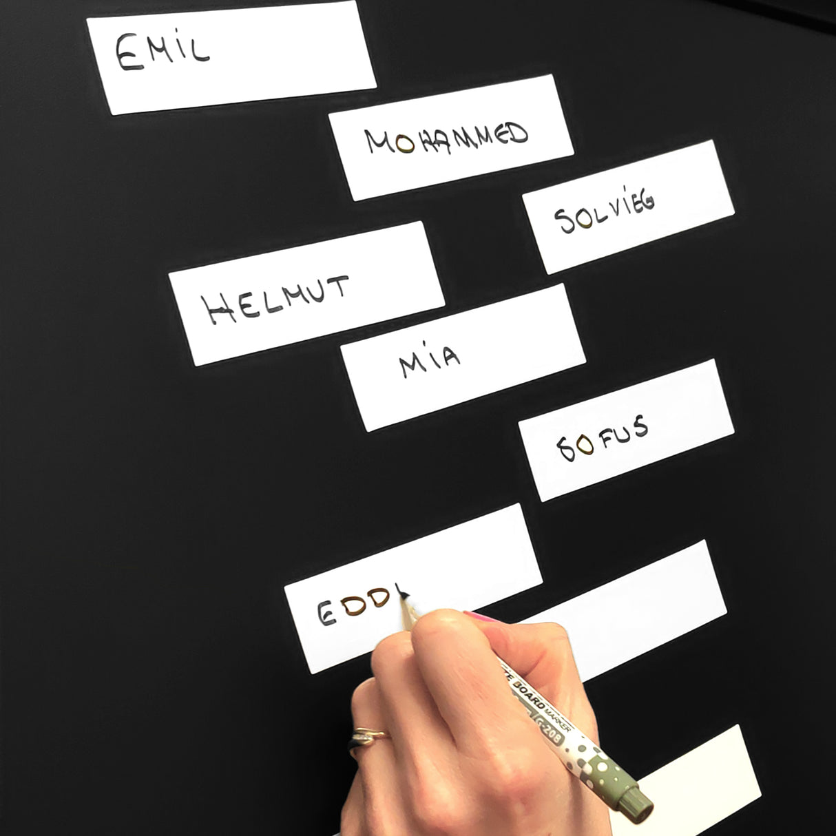 MagNotes 12-pack 10x3 cm. - White