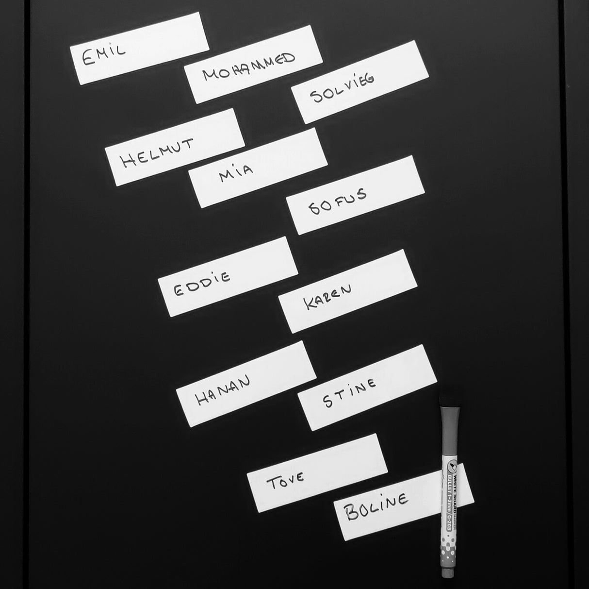 MagNotes 12-pack 10x3 cm. - White