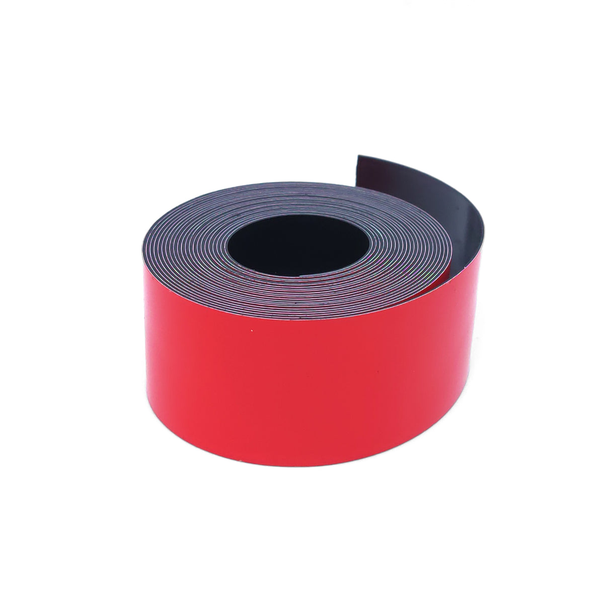 Magnetic foil w. writable surface, 30 mm (3 metres) - Red