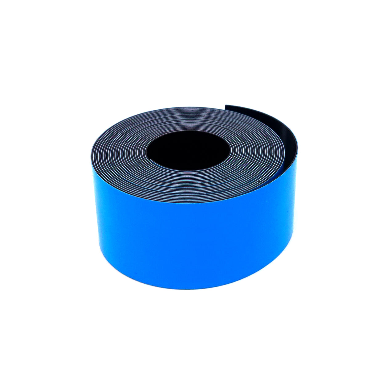 Magnetic foil w. writable surface, 30 mm (3 metres) - Blue