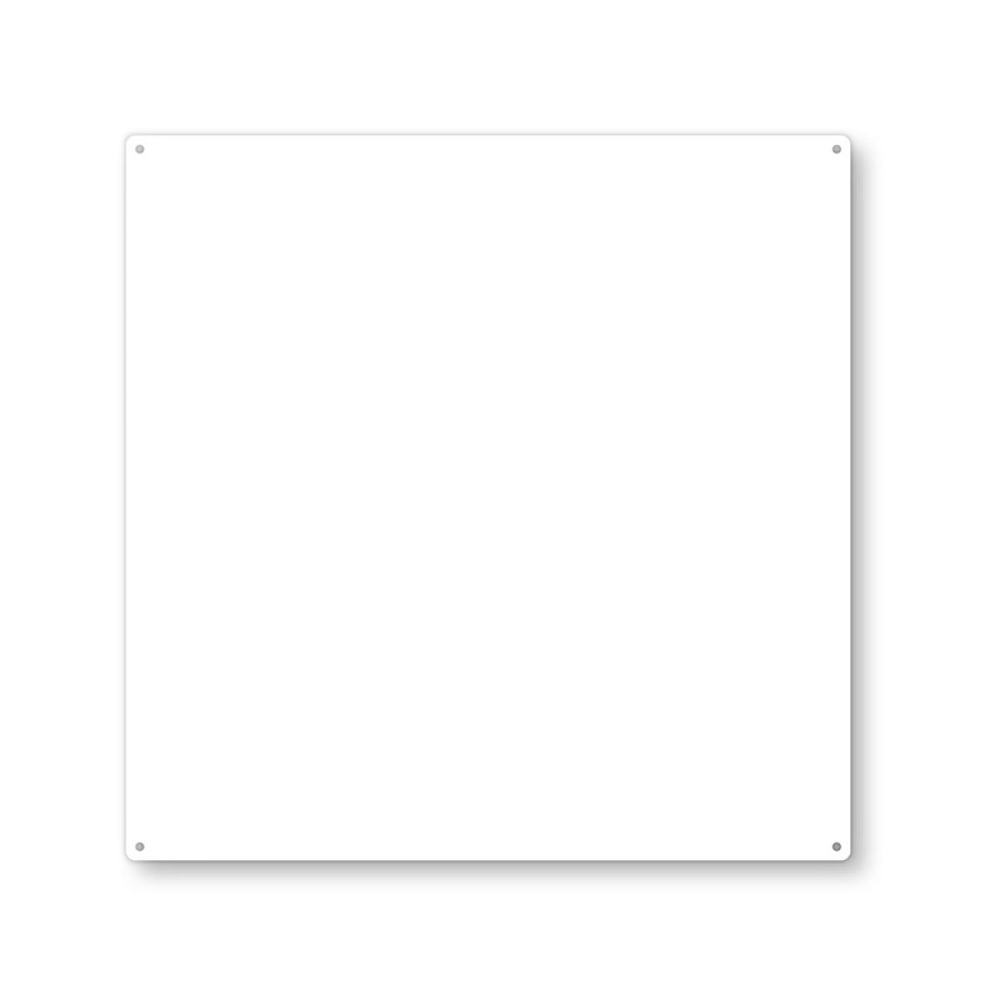 Magnetic steel board WHITE 40x40 cm. incl. 10 magnets