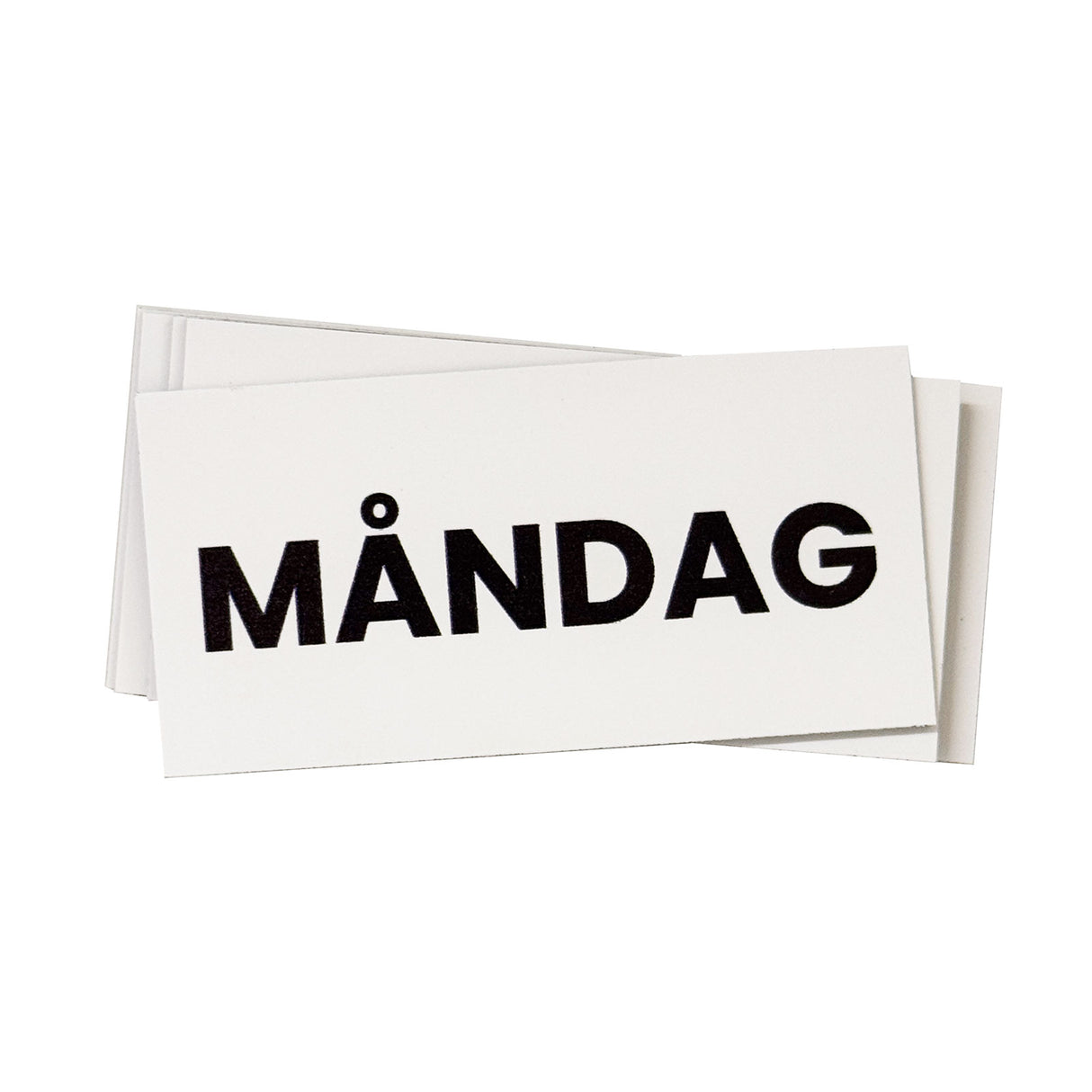WEEKDAYS swedish - Magnetic set