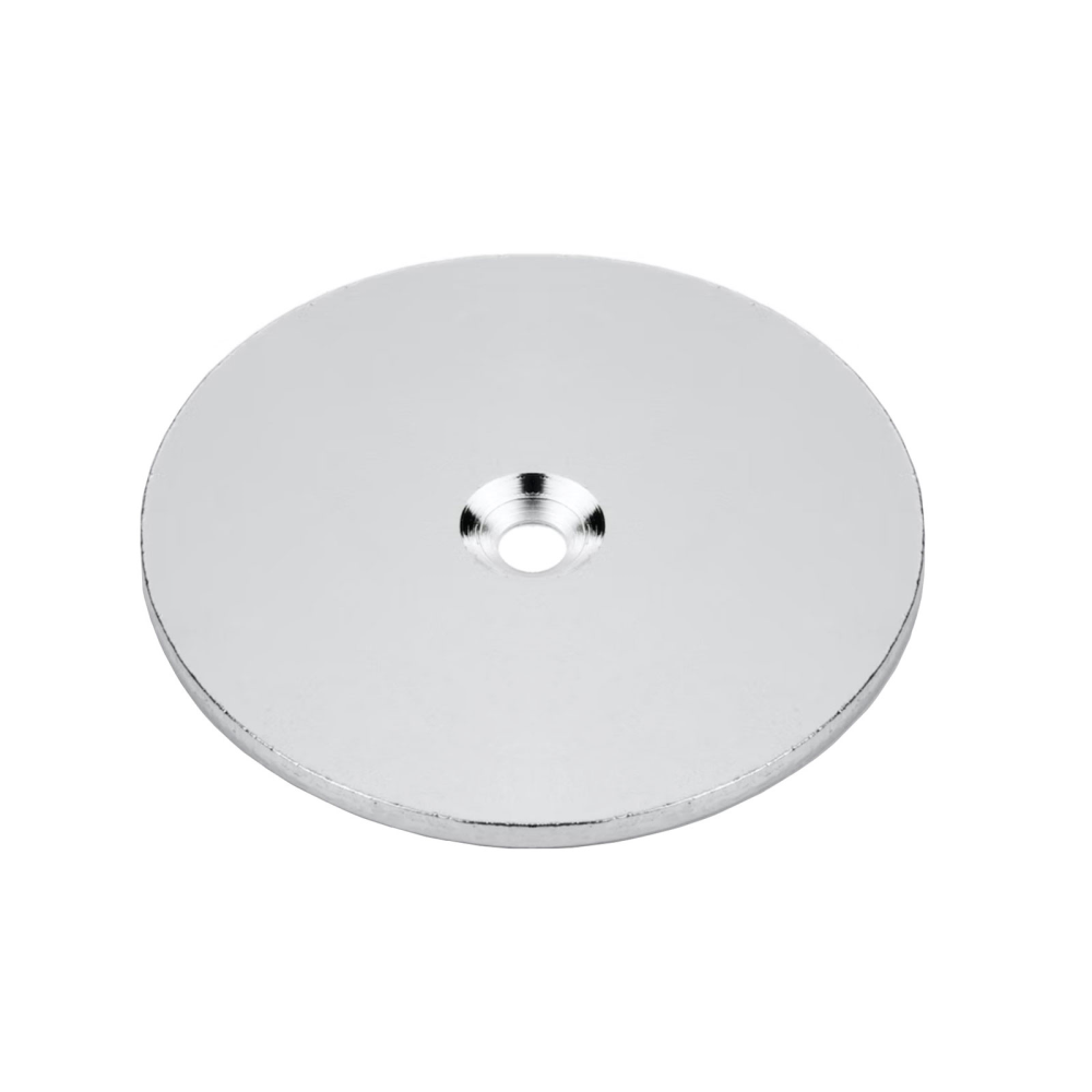 Countersunk metal disc Ø62 mm.
