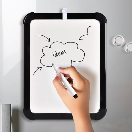 BNT Magnetic whiteboard A4 - Black frame