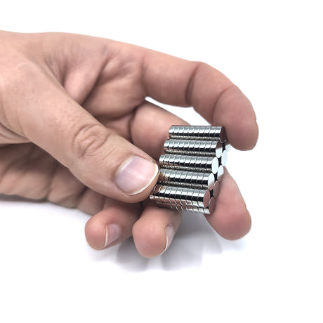 Hobby magnets 6x2 mm. (100-pack)