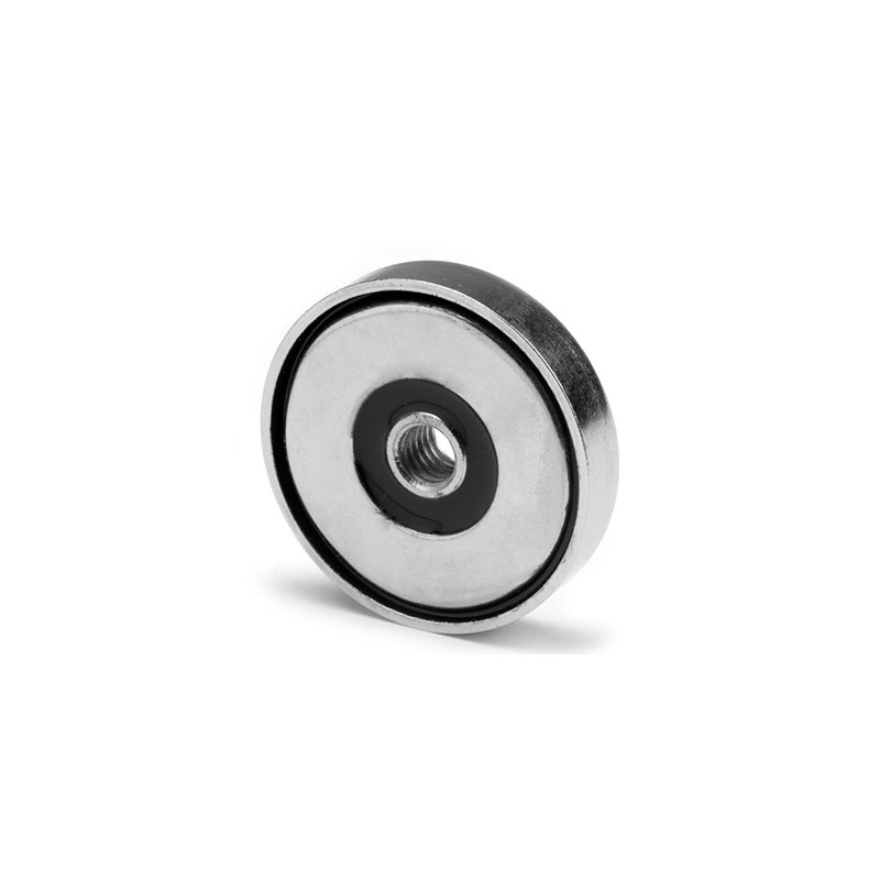 Internal Thread Magnet Pot magnet w. internal thread, Ø32 mm. | Strength 26 kg. | Magnetpartner