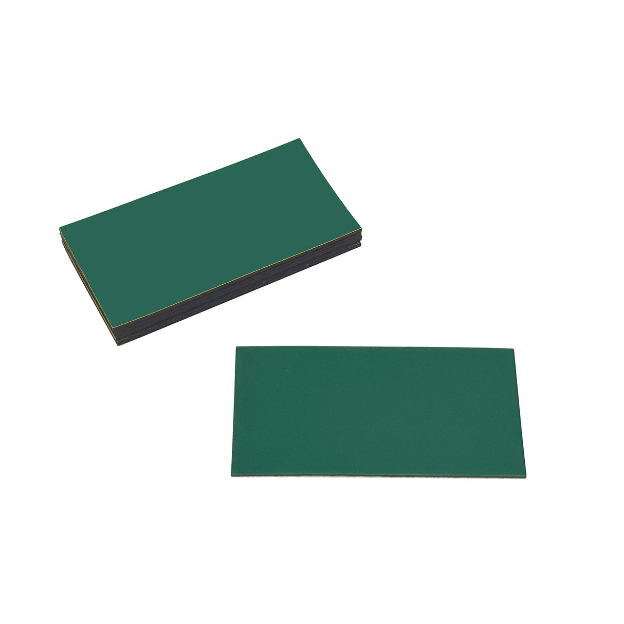 Shelf front magnet, Green - 8x4 cm.