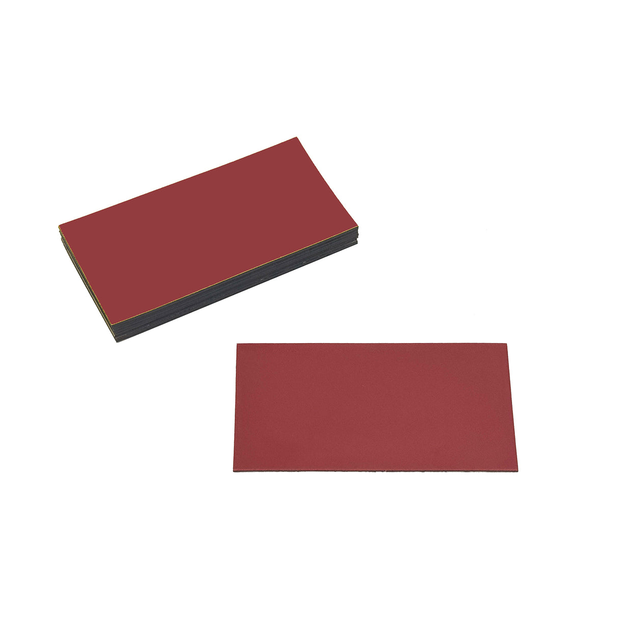Shelf front magnet, Red - 8x4 cm.