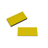Shelf front magnet, Yellow - 8x4 cm.