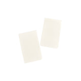Magnetic bookmarks 6x4 cm., white (2-pack)