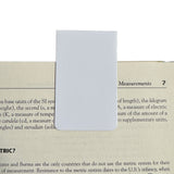 Magnetic bookmarks 6x4 cm., white (2-pack)