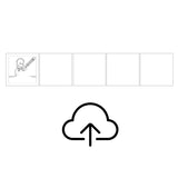 Magnetic pictograms (4.8 cm.) - Design your own 5-pack