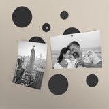 Round metal boards "FLEX MINI" mix, Black (10-pack)