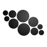 Round metal boards "FLEX MINI" mix, Black (10-pack)