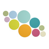 Round metal boards "FLEX MINI" mix colors (10-pack)