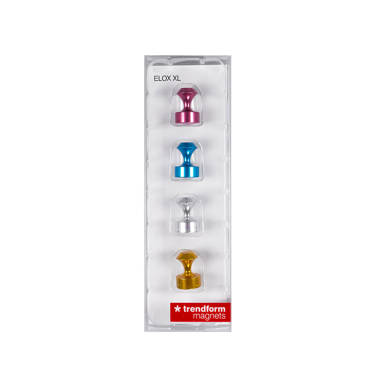 ELOX XL multicolor, 4 pack - fridge magnets