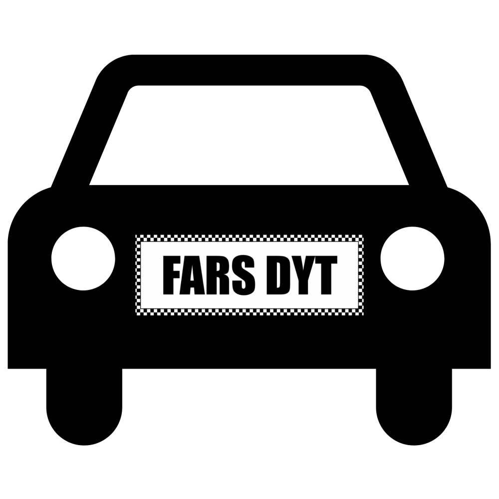 FARS DYT magnetic sign for the car | Strong magnetic signs for driving