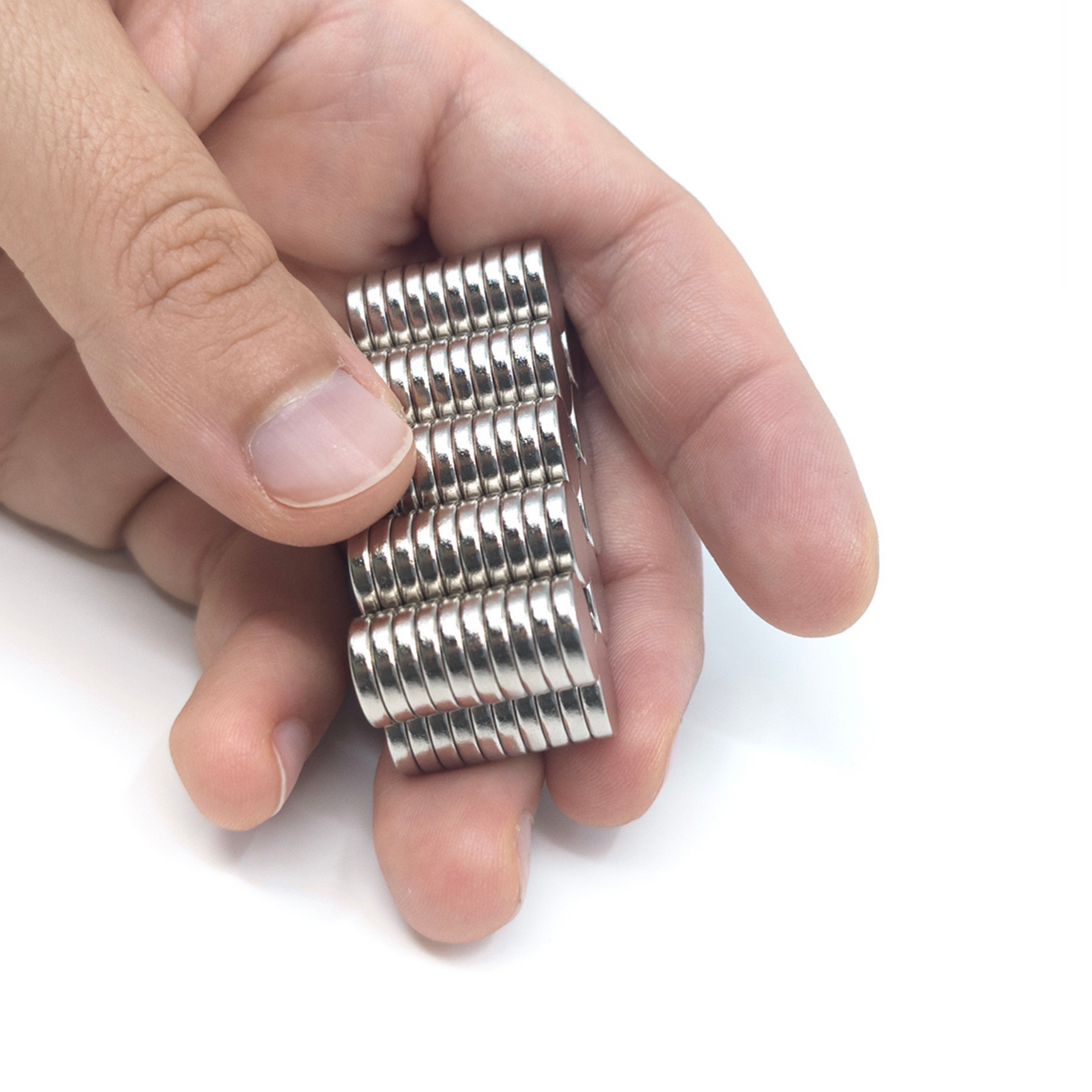 Hobby magnets 10x2 mm. (100-pack)