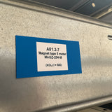 Shelf front magnet, Blue - 8x4 cm.