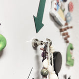 Pot magnets with hook, Ø12 mm.