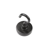 Pot magnet with hook, Black Ø32 mm.