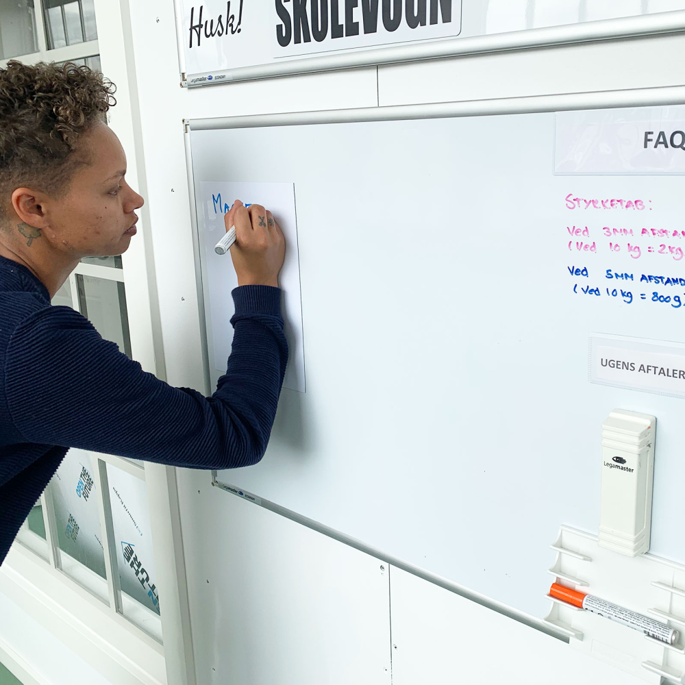 Magnet with writable surface | Whiteboard foil A4