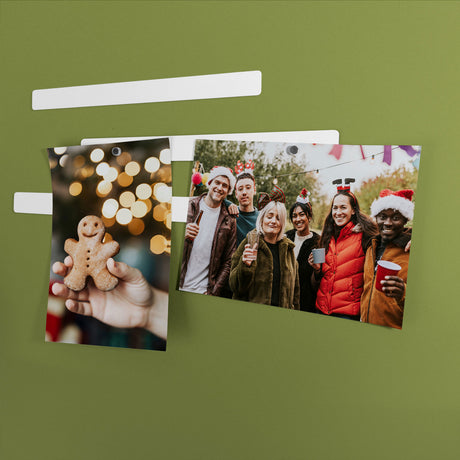 Oblong metal boards "FLEX STRIP" 19 cm., White (6-pack)