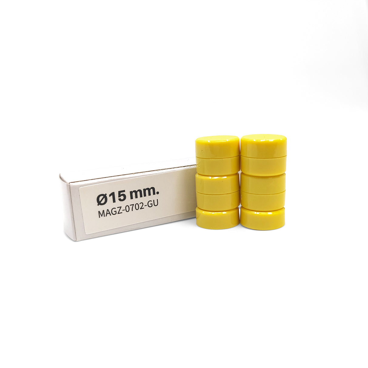 Magnordic Office magnet, yellow Ø15 mm.
