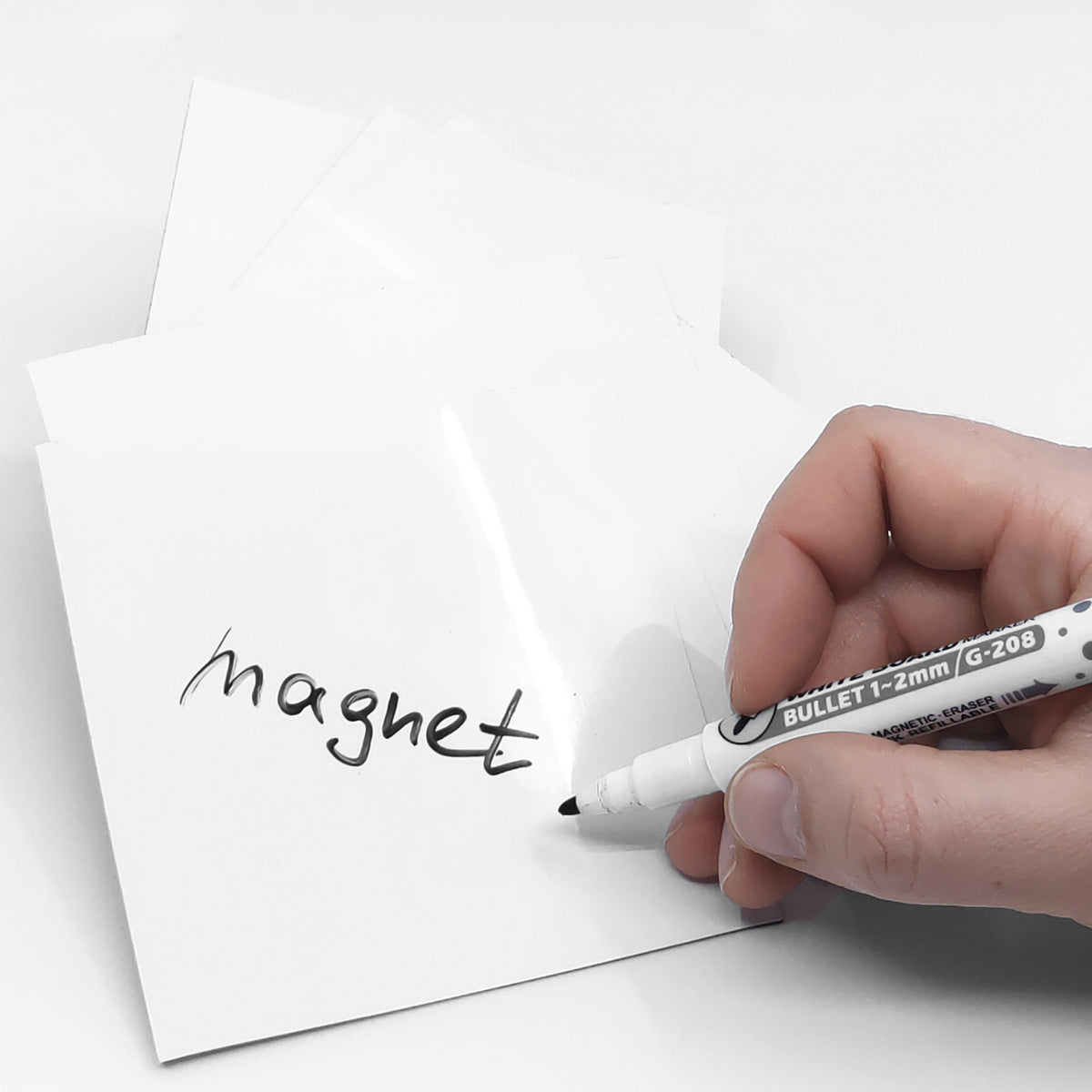 Recycle notepads | MagNotes 6-pack in White