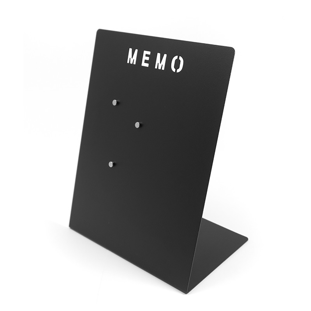 Memo board - black incl. 3 magnets