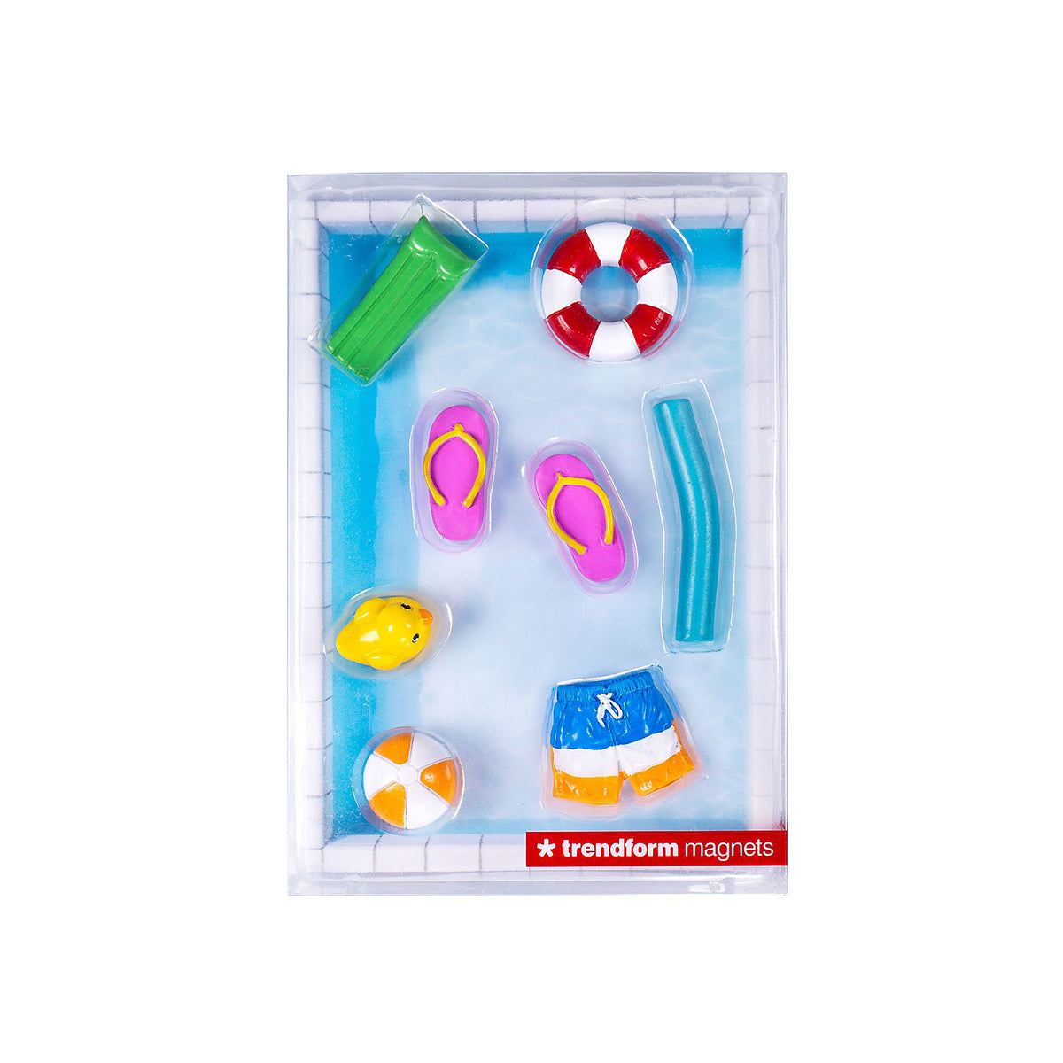 POOL PARTY magnets 8-pack - fridge magnets