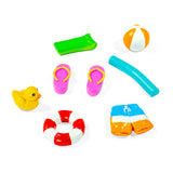 POOL PARTY magnets 8-pack - fridge magnets