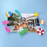 POOL PARTY magnets 8-pack - fridge magnets
