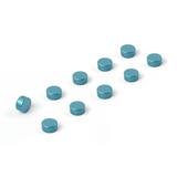 Colored power magnets 6x3 mm, 10 pack, sky blue