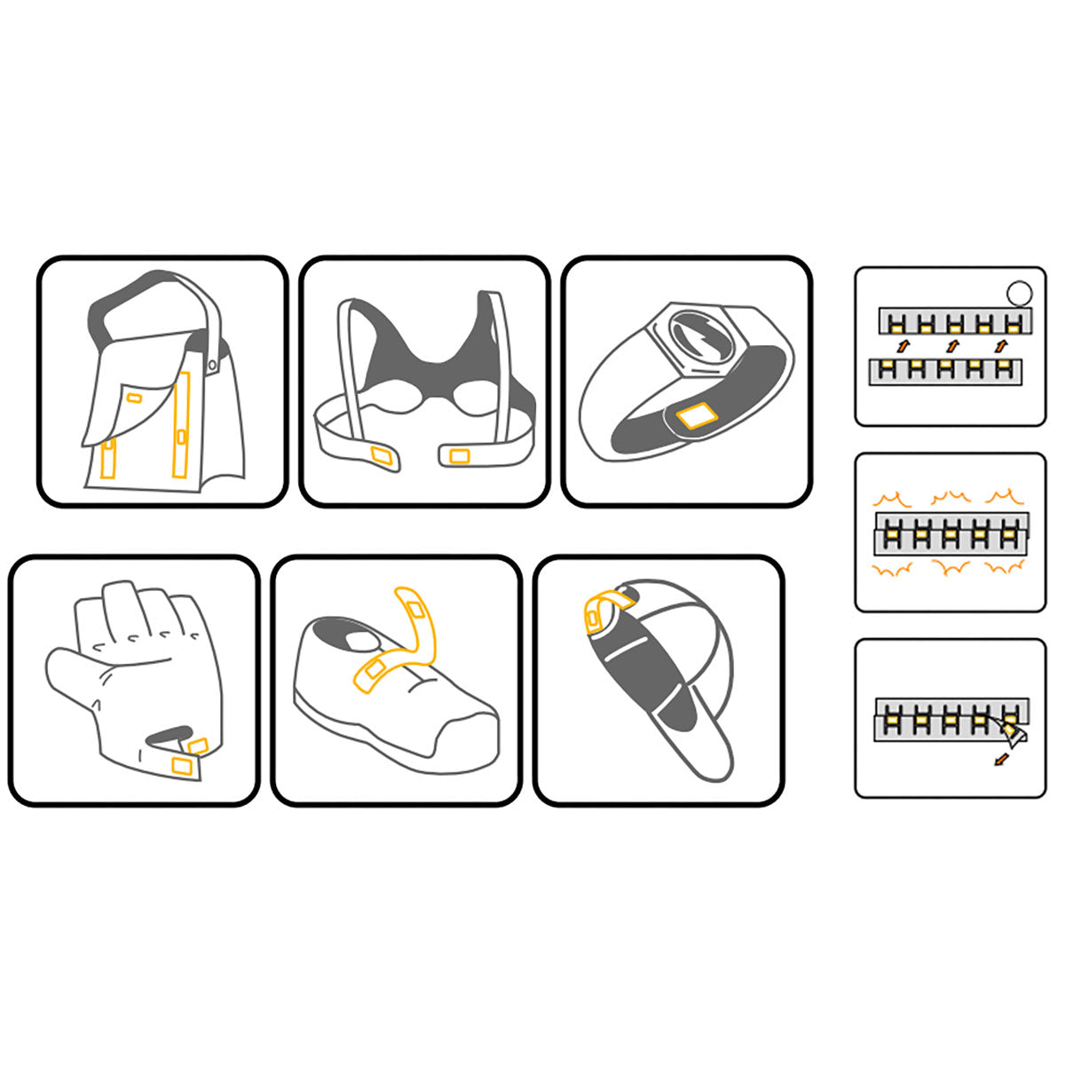 Magnetic zipper ZC-02 (in metres)