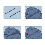 Magnetic zipper ZC-02 (in metres)